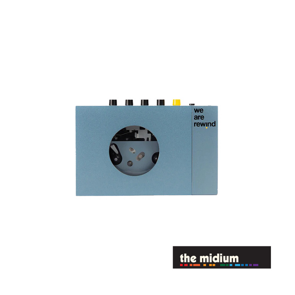 We Are Rewind WE-001 cassette player and recorder - Kurt (Blue