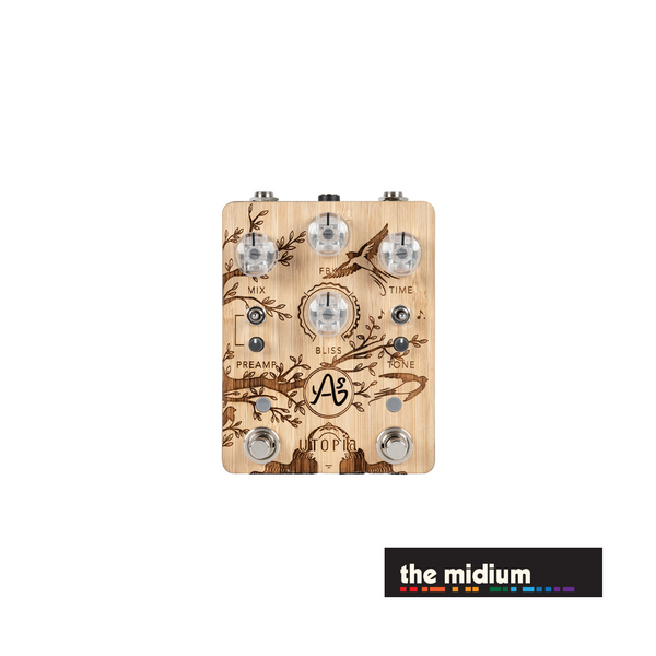 Anasounds Utopia Deluxe analog-voiced pt2399 vintage-style delay