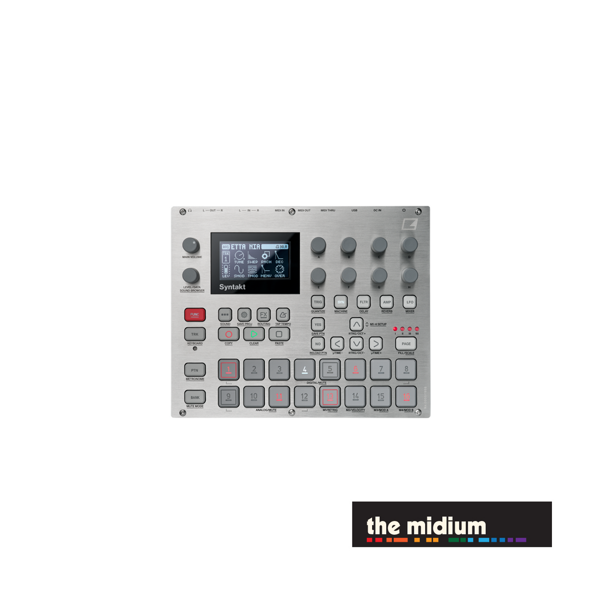 Elektron Syntakt e25 Remix Edition 12-track hybrid drum computer
