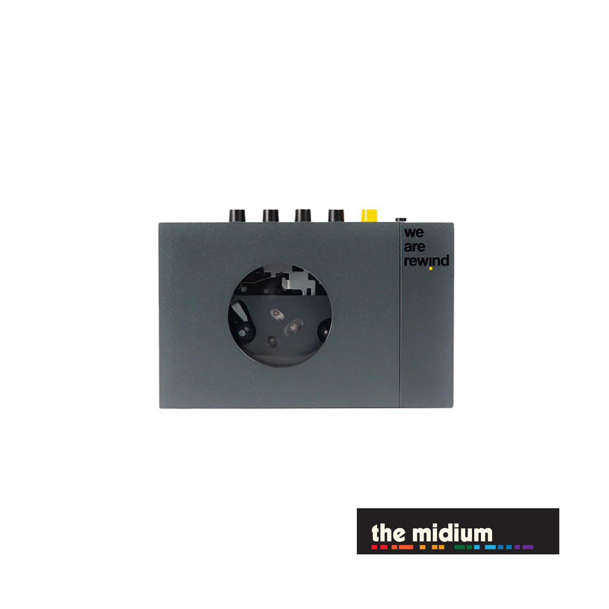 We Are Rewind WE-001 cassette player and recorder - Keith (Grey We Are Rewind WE-001 cassette player and recorder - Keith (Grey
