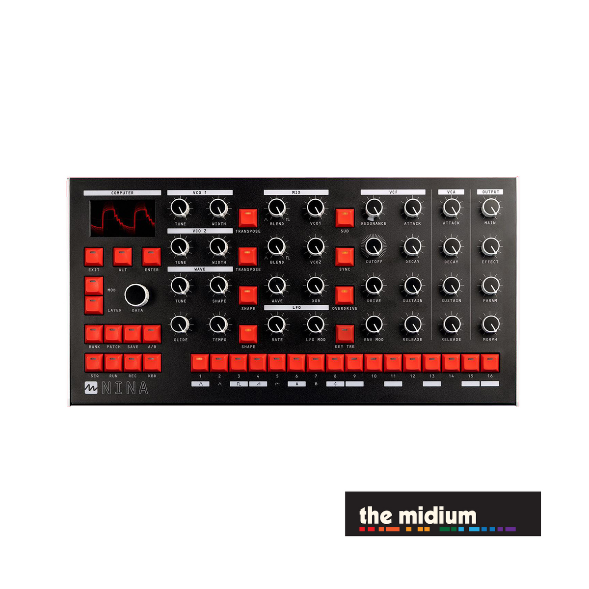 Melbourne Instruments NINA 12-voice analog polysynth Signature Edition ...