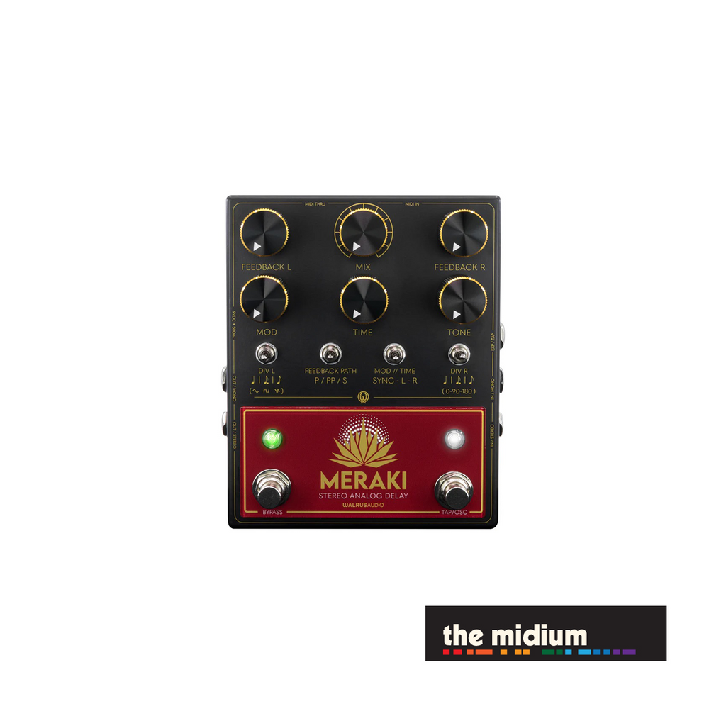 Walrus Audio Meraki stereo analog dual delay