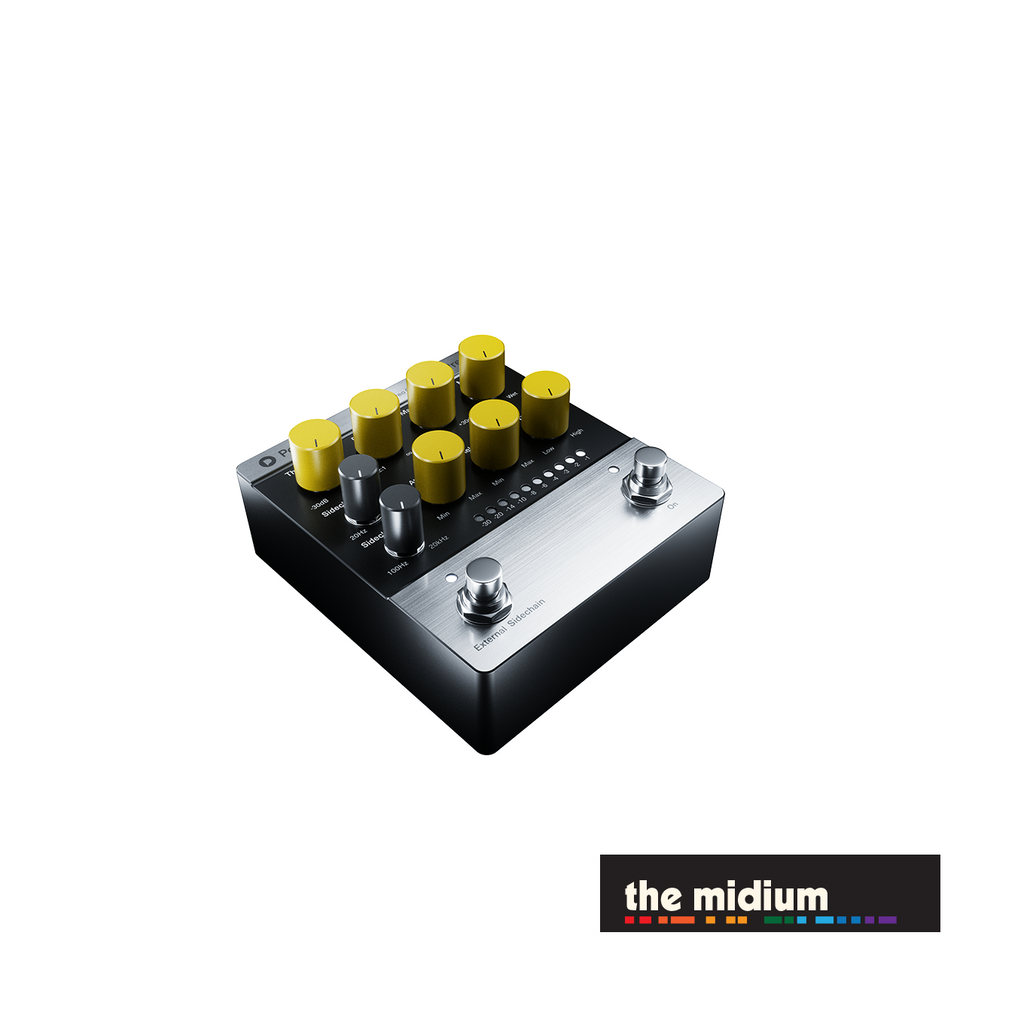 compressor pedal sidechain Polyend PRESS analog stereo compressor with sidechain control