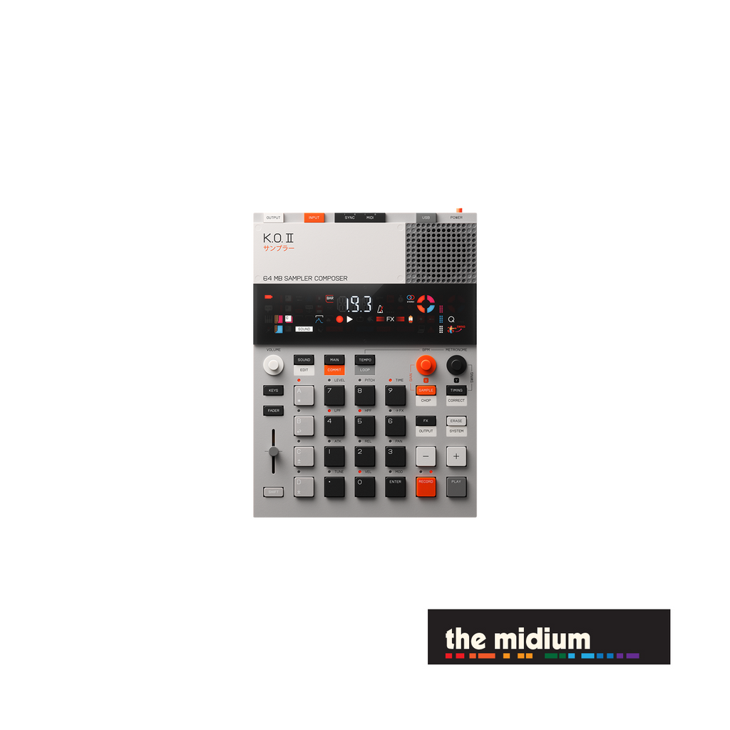 teenage engineering EP-133 K.O. II sampler composer | The Midium teenage engineering EP-133 K.O. II sampler composer | The Midium