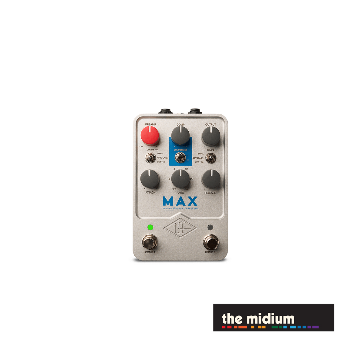 ギター UAFX MAX PREAMP &Dual Compressor Universal Audio UAFX Max stereo preamp and dual compressor pedal