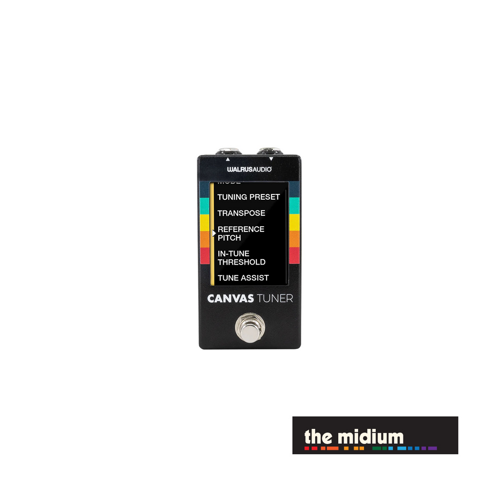 transpose pedal Walrus Audio Canvas Pedal Tuner