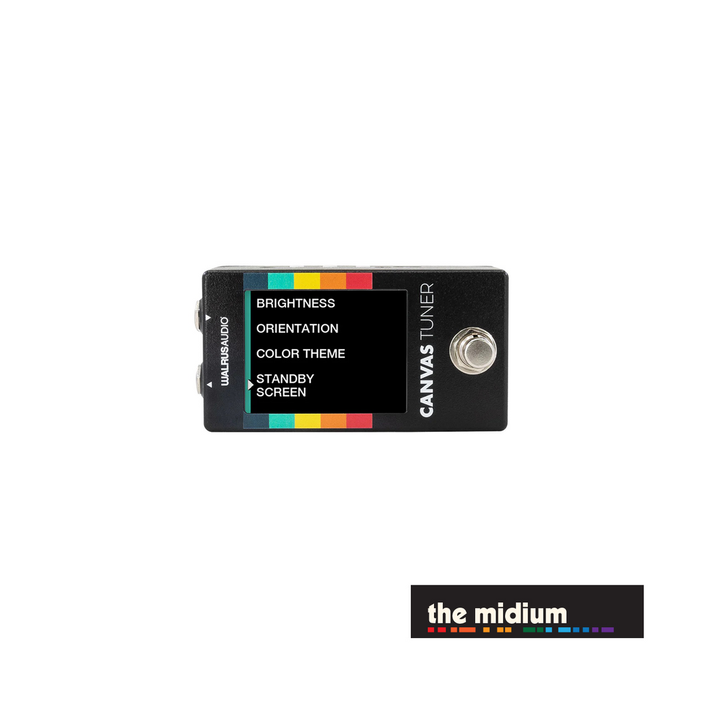 Walrus Audio CANVAS TUNER pedal | The Midium Walrus Audio CANVAS TUNER pedal | The Midium