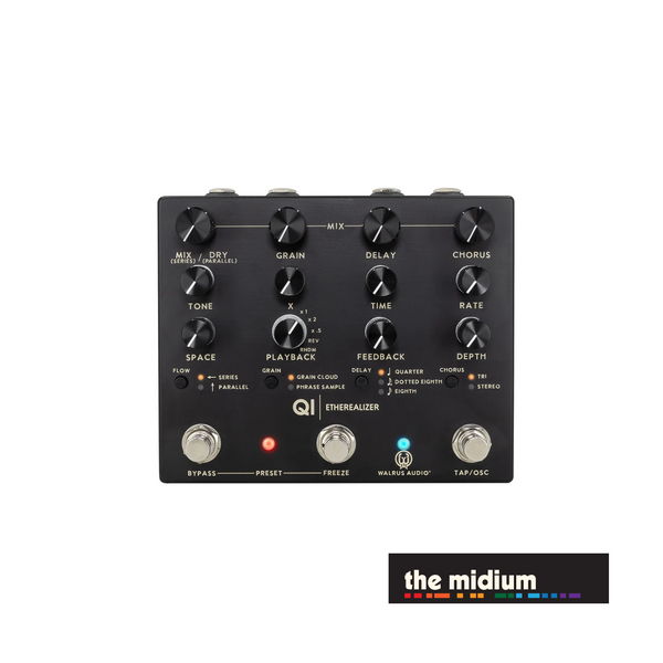 Walrus Audio Qi ETHEREALIZER chorus, delay, granular, reverb