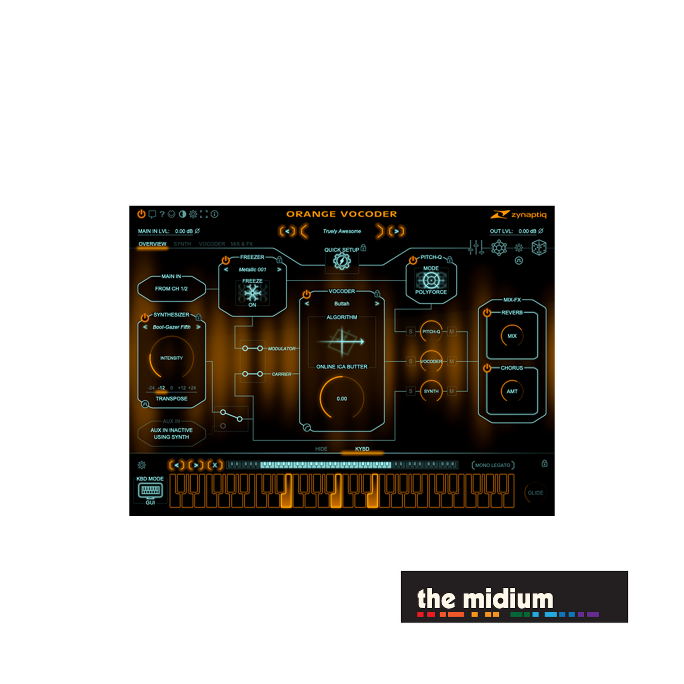 Zynaptiq Orange Vocoder IV multi-algorithm vocoder plugin (download ...