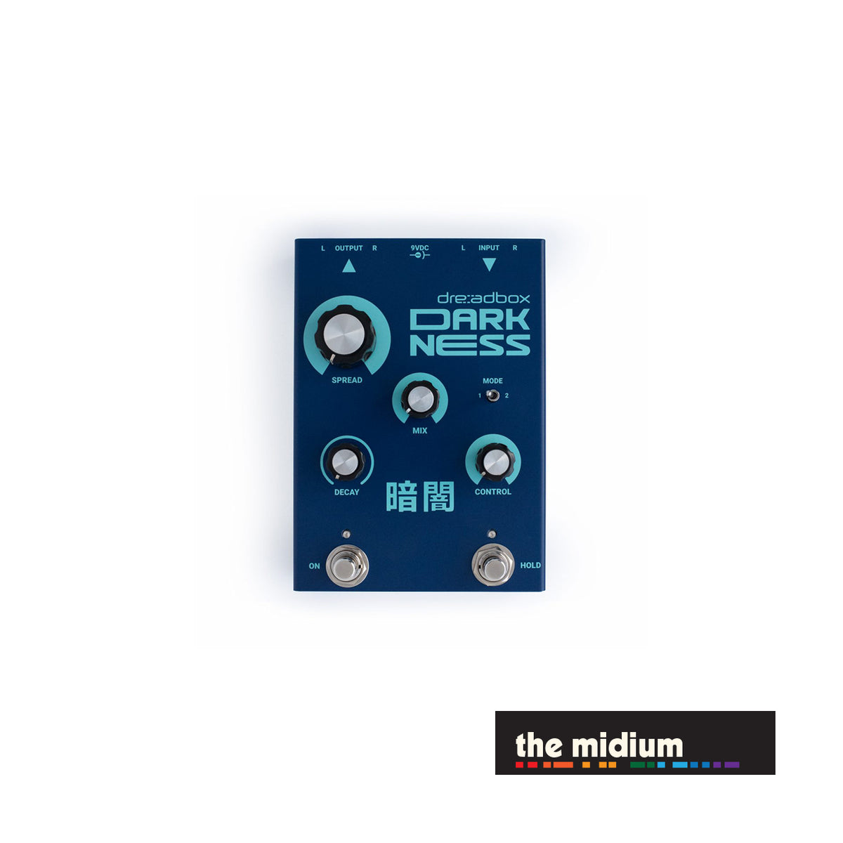 Dreadbox Darkness Stereo Reverb Pedal