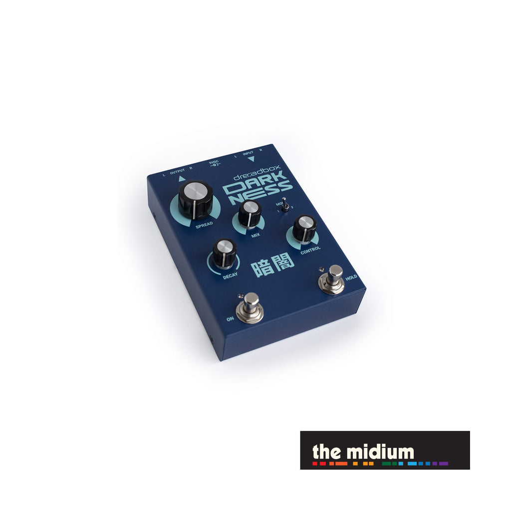 granular guitar pedal Dreadbox Darkness Stereo Reverb Pedal