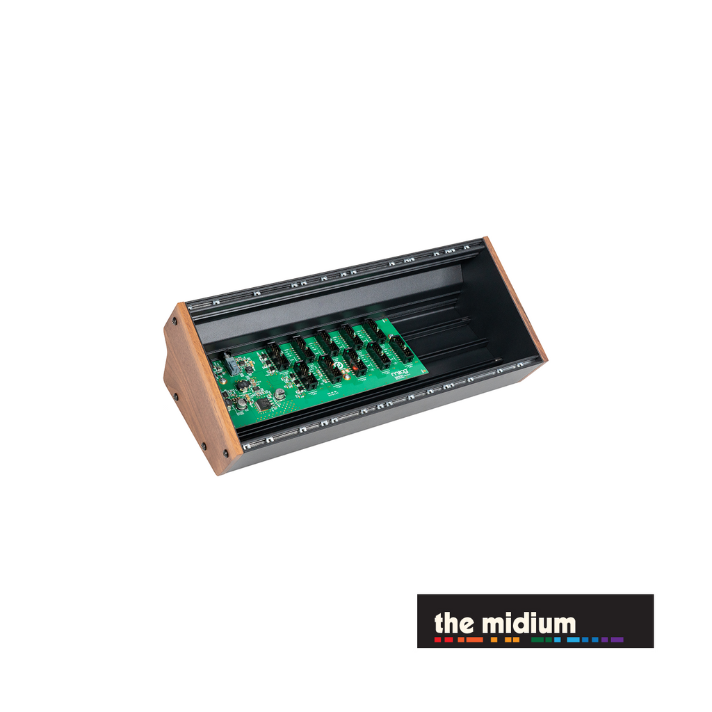 Moog 60HP Powered Eurorack Modular Case/Skiff | The Midium Moog 60HP Powered Eurorack Modular Case/Skiff | The Midium