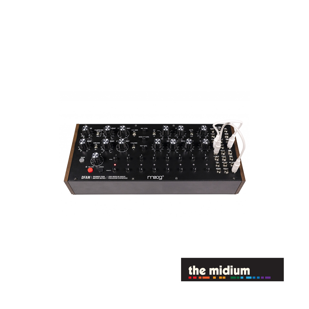 Moog DFAM analog semi-modular eurorack percussion synthesizer Moog DFAM analog semi-modular eurorack percussion synthesizer