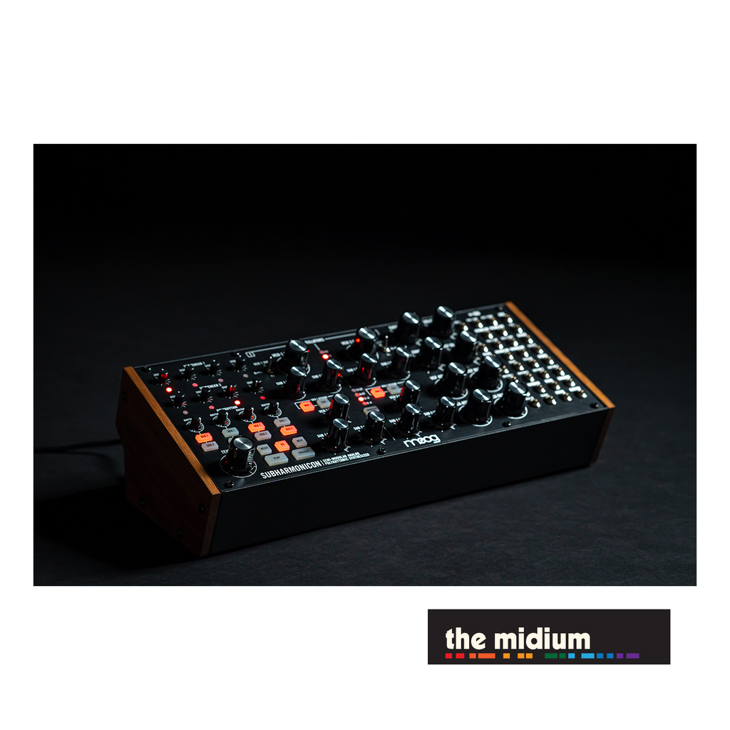 Moog Subharmonicon semi-modular polyrhythmic analog synthesizer